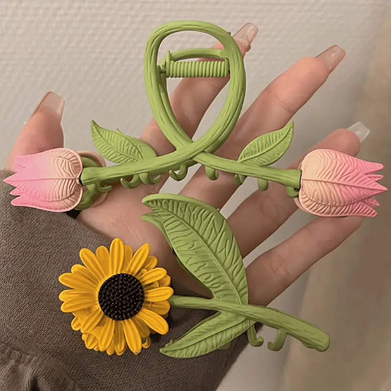 DAFFODIL/SUNFLOWER HAIR CLAW