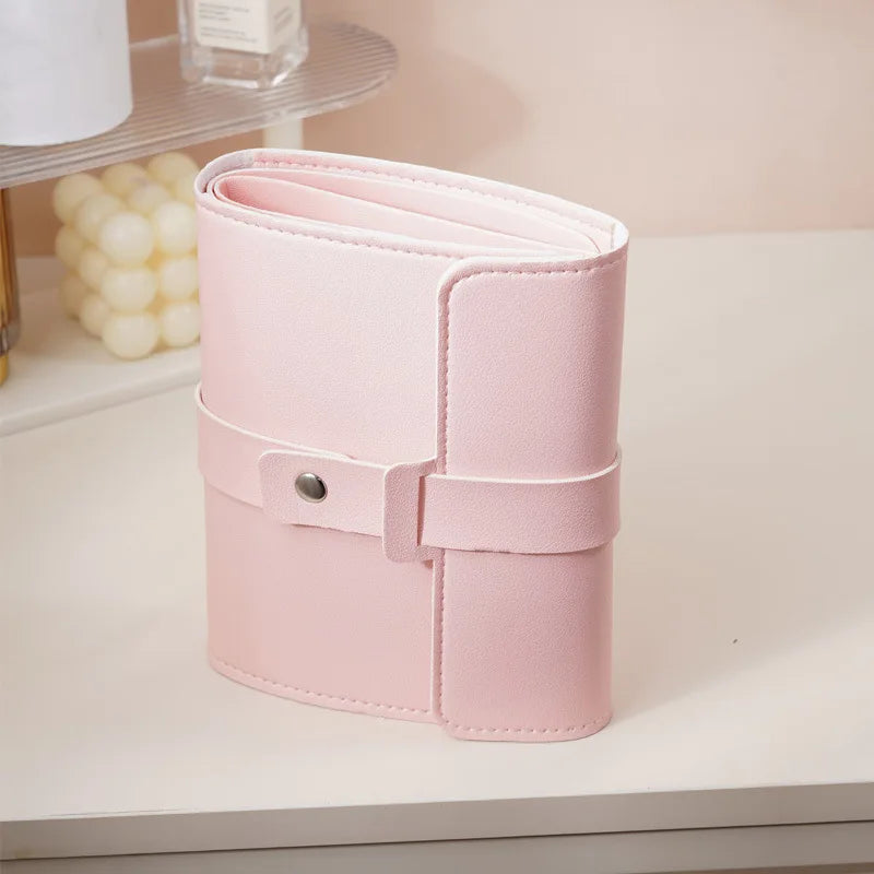 LEATHER BOOK JEWELRY ORGANIZER