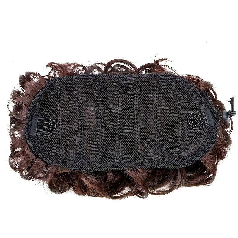MESSY BUN WITH ELASTIC BAND