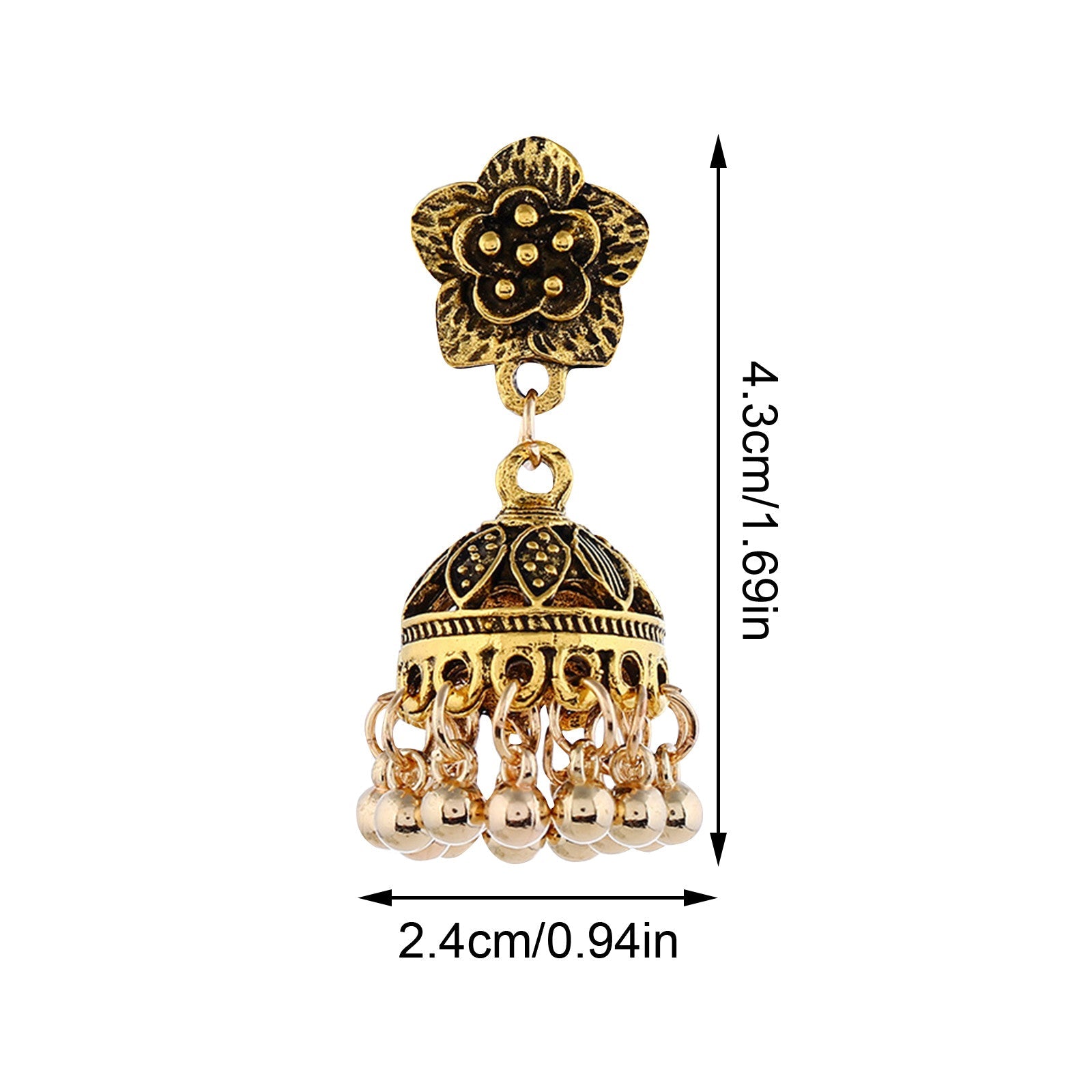 FLOWER JHUMKA