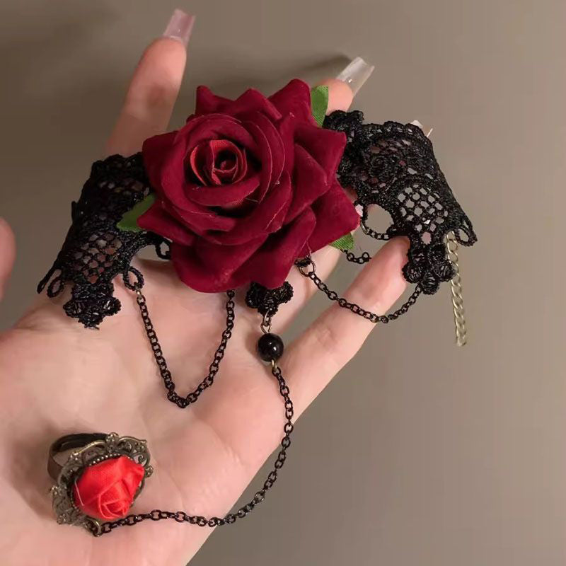 ROSE RING AND BRACELET