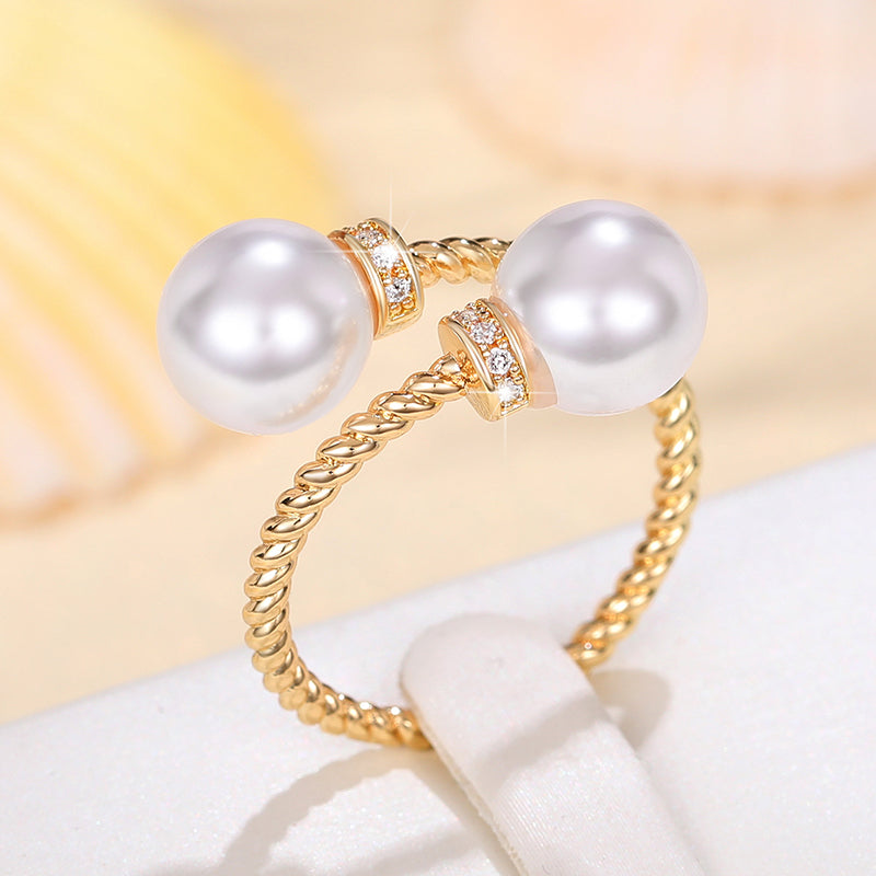 PEARL BRACELET AND RING