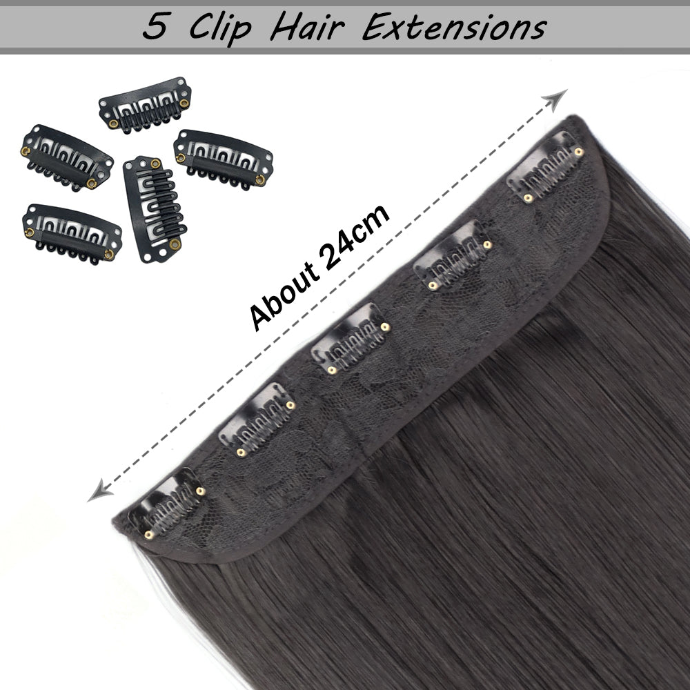 SYNTHETIC STRAIGHT HAIR EXTENSION (5clips)