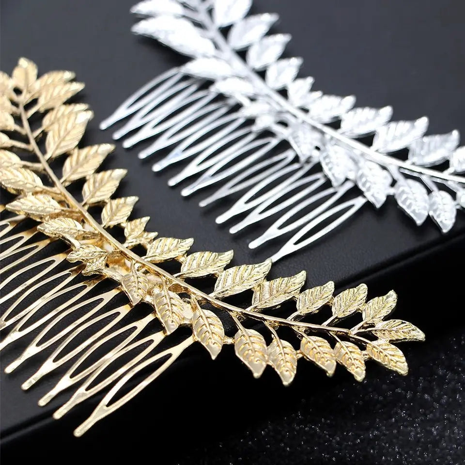 LEAFY HAIR COMB