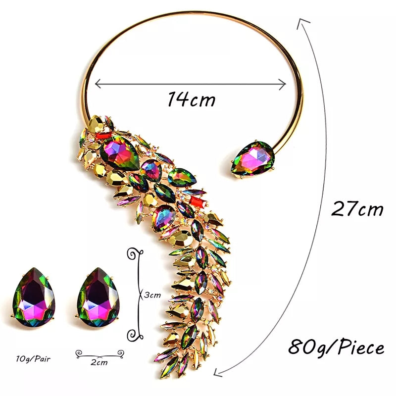 LUXURY VINTAGE ETHNIC COLLAR NECKLACE