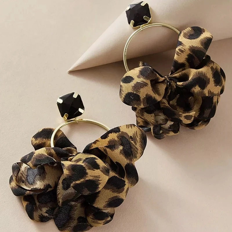 LEOPARD DOP EARRINGS