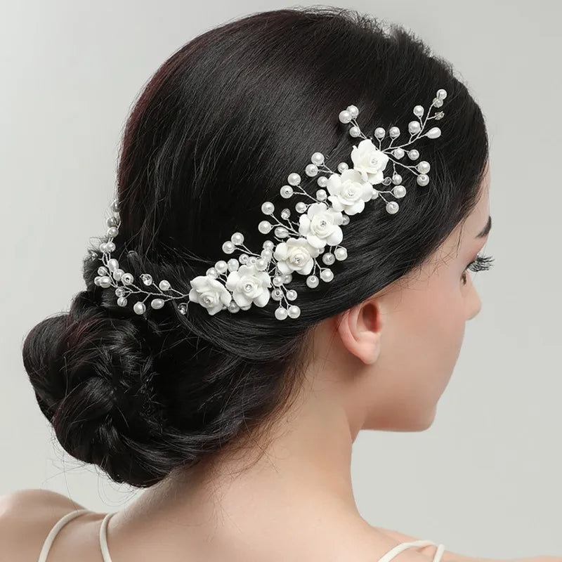 PEARL BRAID HAIR COMB