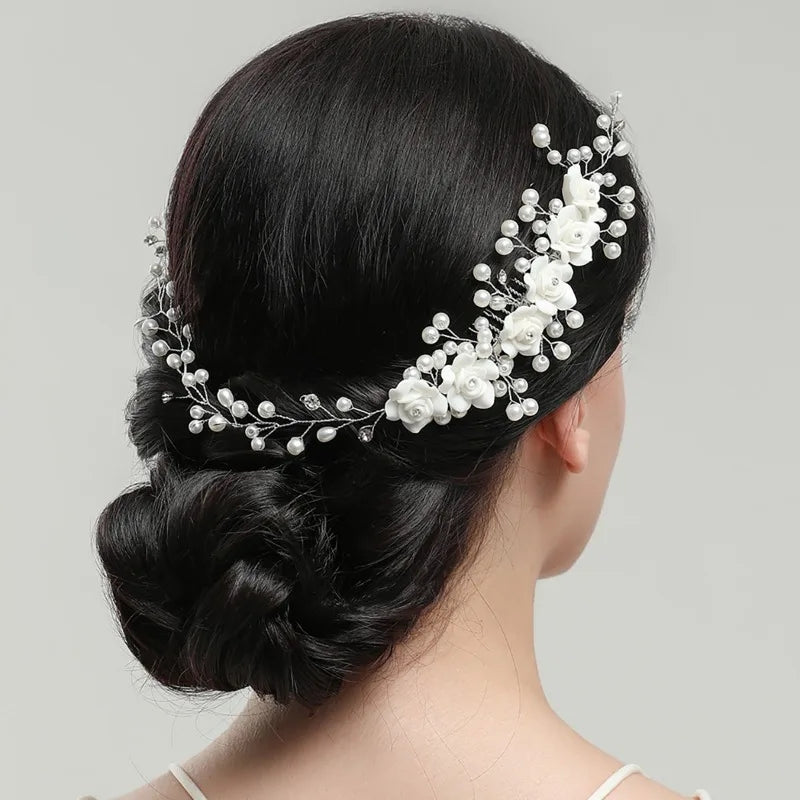 PEARL BRAID HAIR COMB