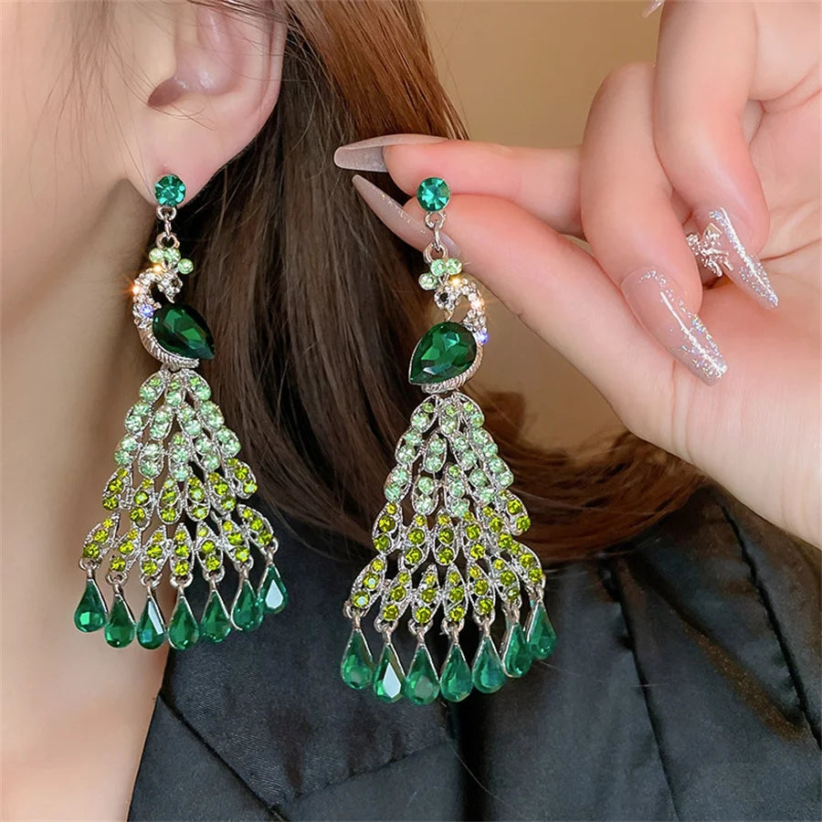 PEAFOWL EARRINGS