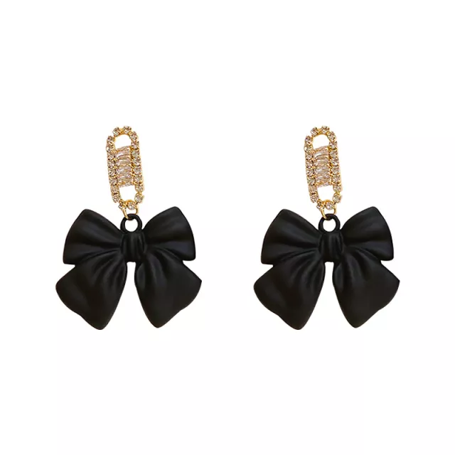 CRYSTAL BOWKNOT EARRINGS