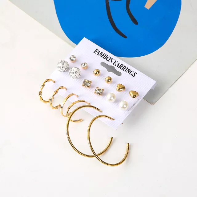 TRENDY EARRINGS SET STYLE 12