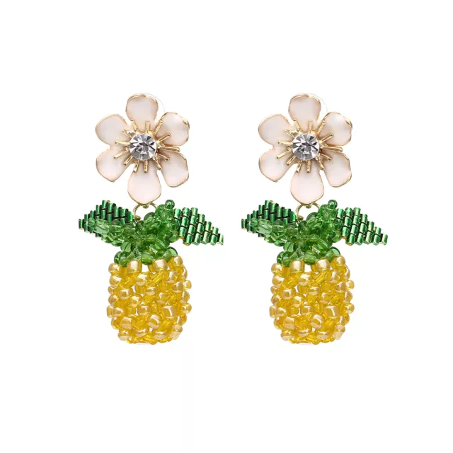 HANDMADE PINEAPPLE FLOWER EARRINGS