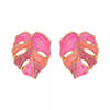 HAWAIIAN PALM LEAF EARRINGS