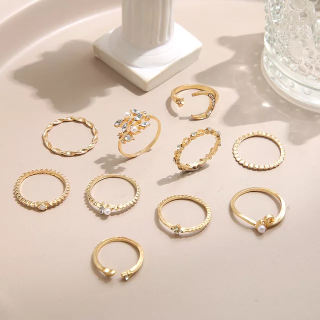 BOHEMIAN RINGS SET STYLE 5