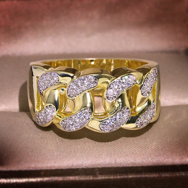 CUBAN 18k RING