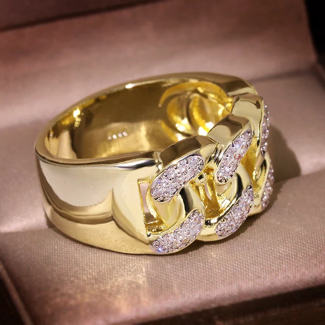 CUBAN 18k RING