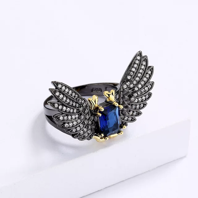 WING SAPPHIRE GEMSTONE RING