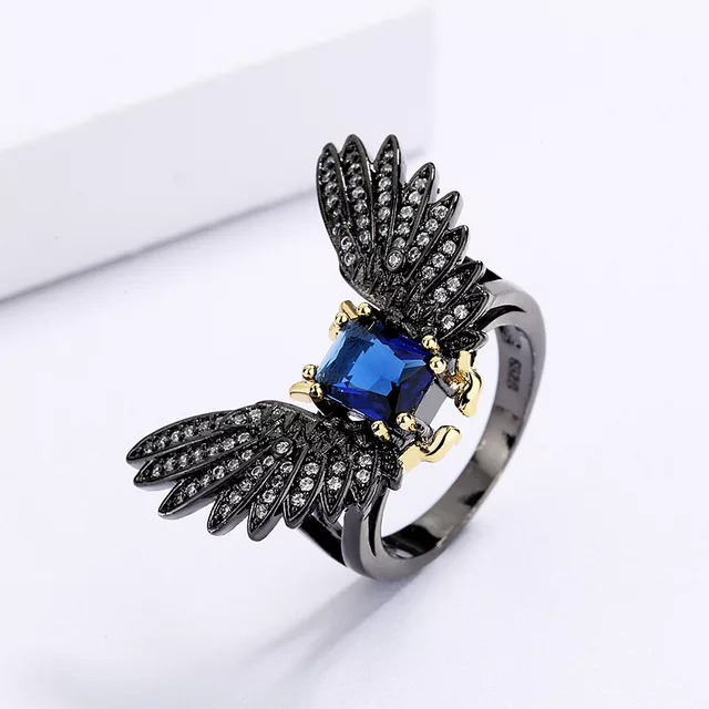 WING SAPPHIRE GEMSTONE RING