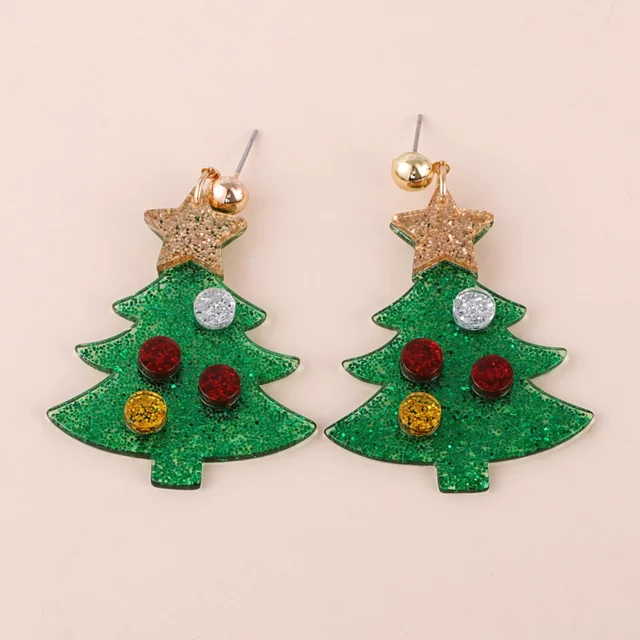 CHRISTMAS TREE EARRINGS