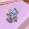 OCEAN BLUE ZIRCON RING