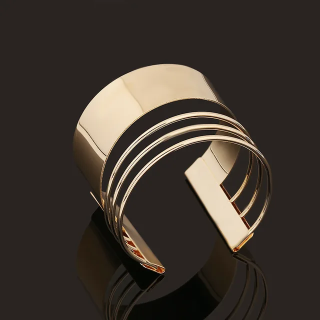 WIDE METAL CUFF