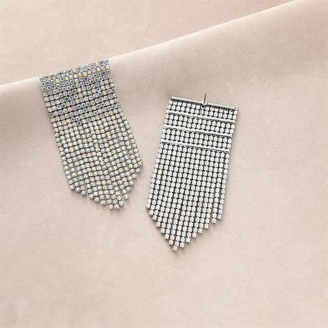 LONG DIAMOND EARRINGS