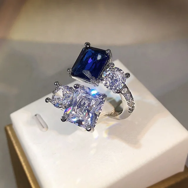 LAZULINE ZIRCON RING