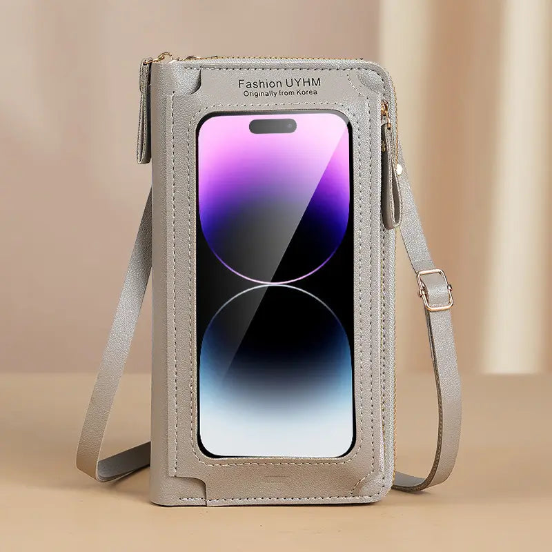 TOUCH SCREEN CELL PHONE CROSSBODY BAG