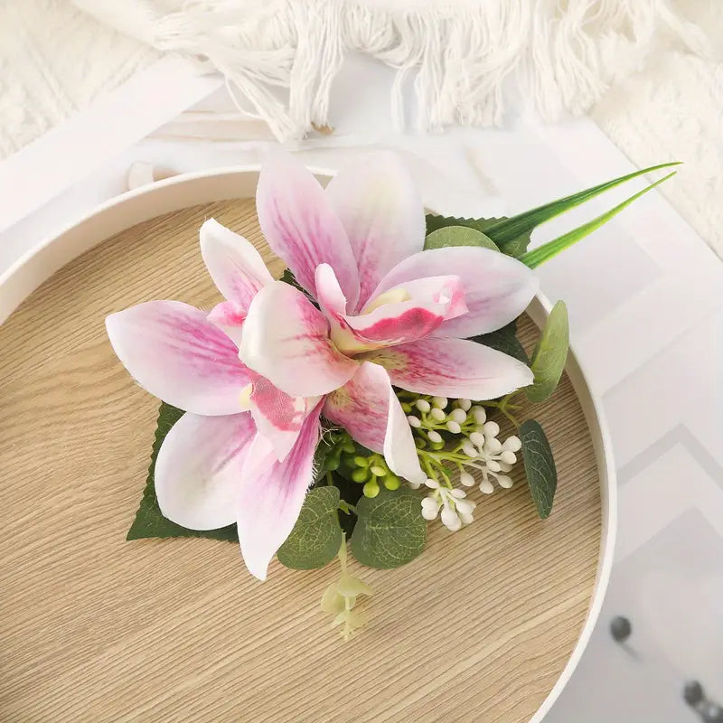 DOUBLE FLOWER HAIR PIN