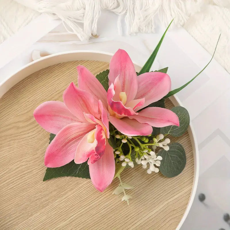 DOUBLE FLOWER HAIR PIN