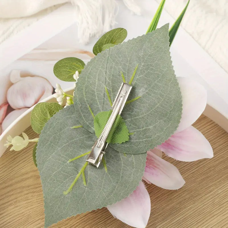 DOUBLE FLOWER HAIR PIN