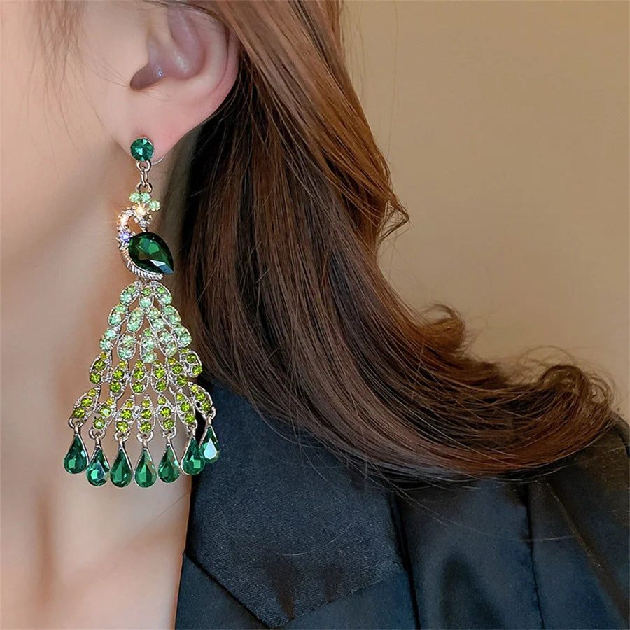 PEAFOWL EARRINGS