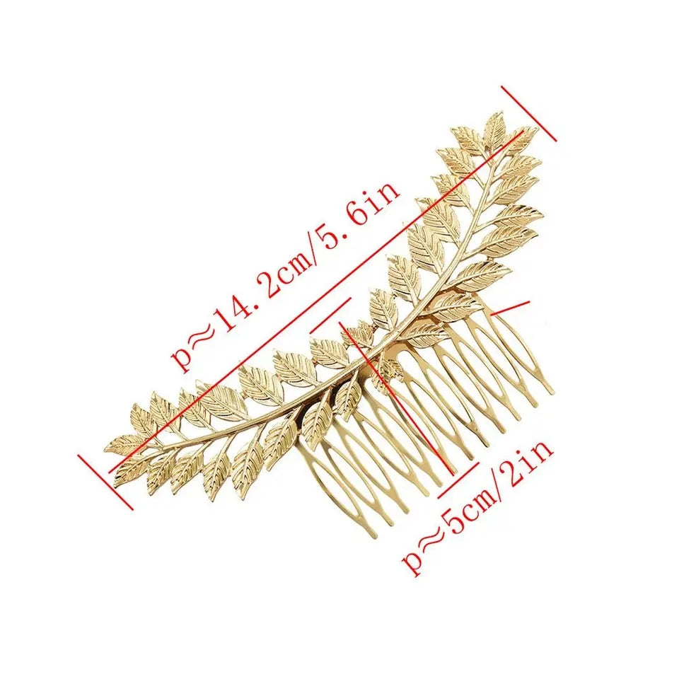 LEAFY HAIR COMB