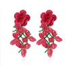 HANDMADE ETHNIC ROSE EARRINGS