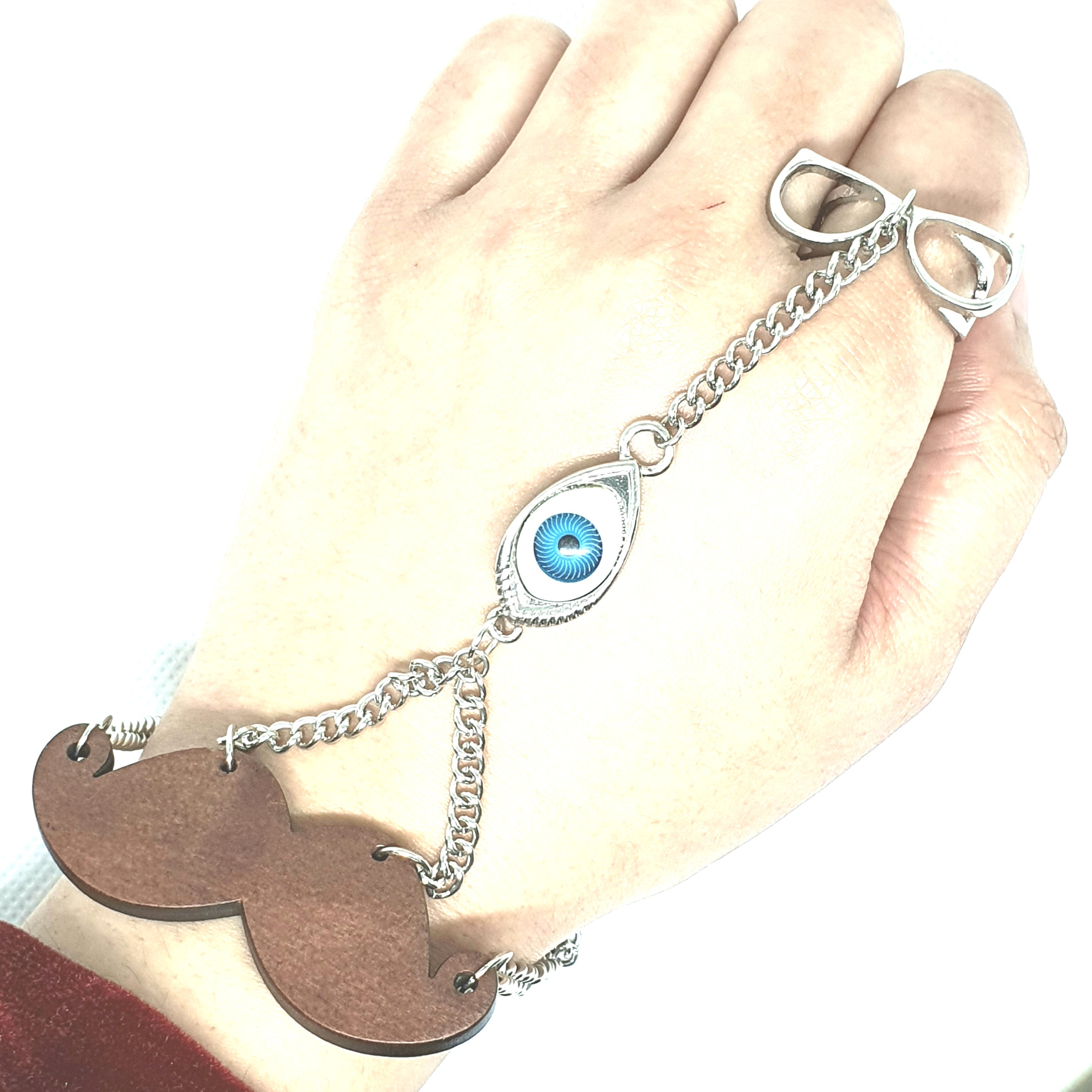 EVIL EYE BRACELET WITH RING