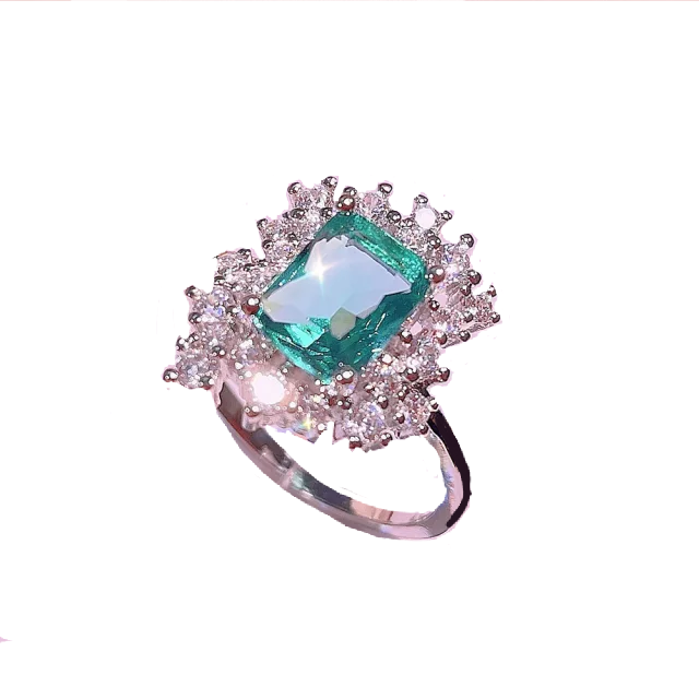 BERYL ZIRCON RING