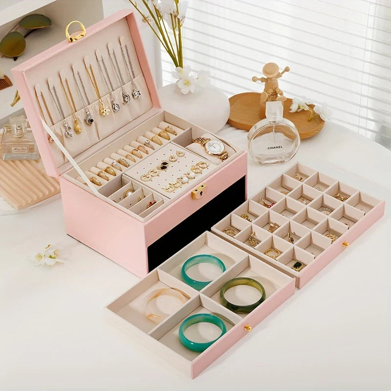 THREE LAYER JEWELRY BOX