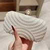 WHITE SPARKLING CLUTCH