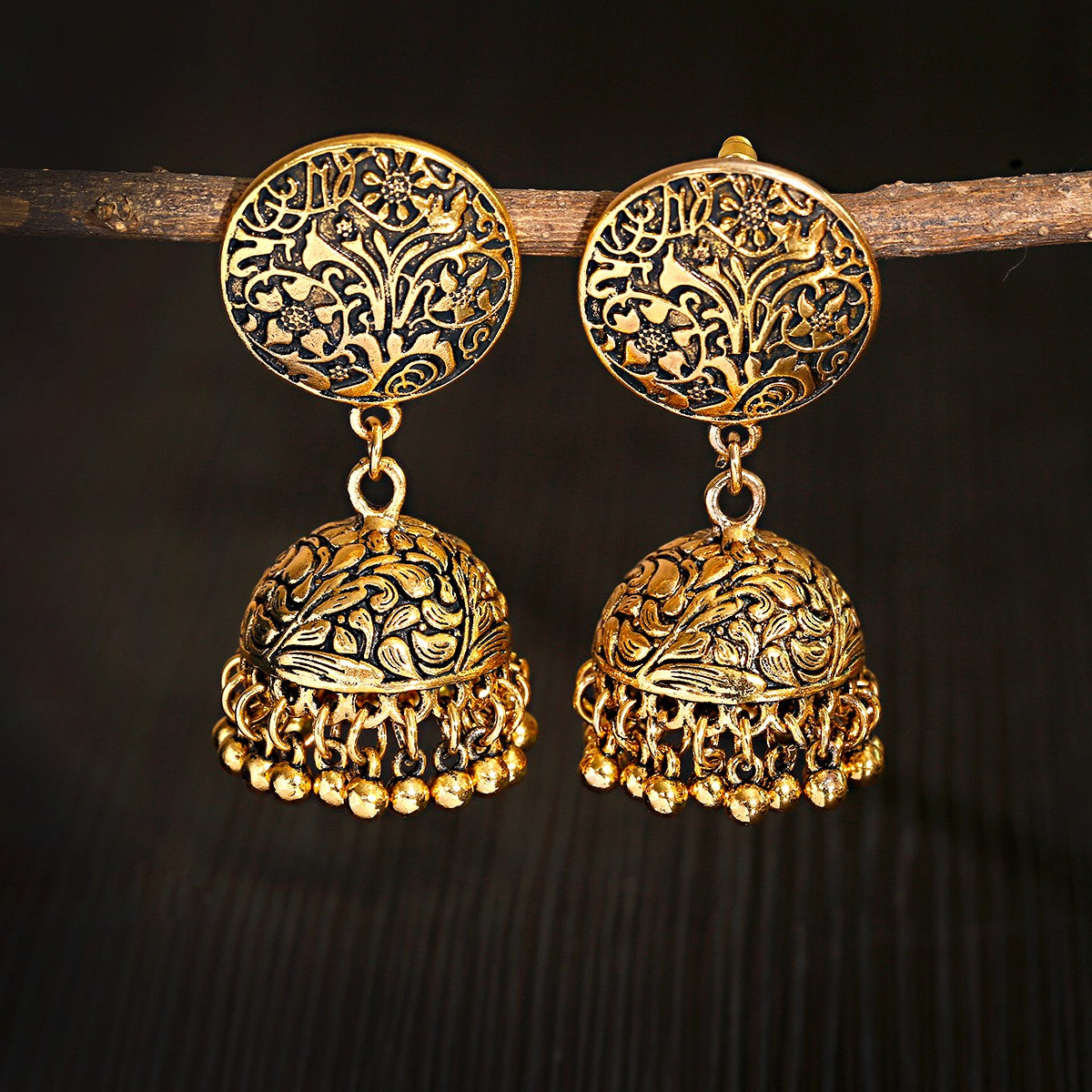 AFGHAN JHUMKA EARRINGS