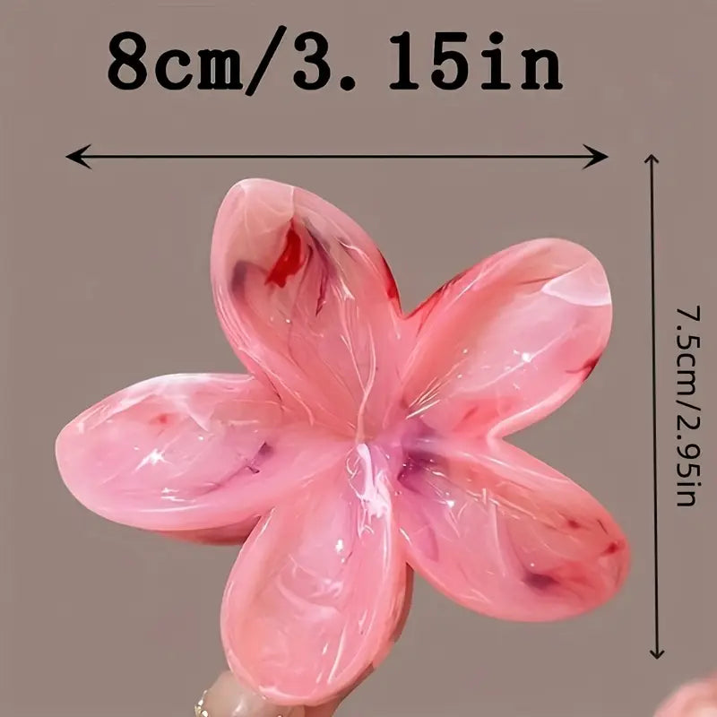 GRADIENT PLASTIC HAIR CLAW (3PC)