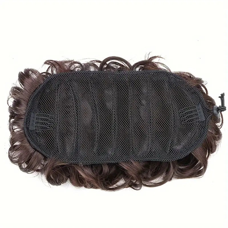 MESSY BUN WITH ELASTIC BAND