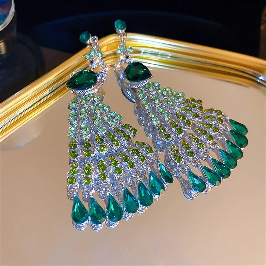 PEAFOWL EARRINGS