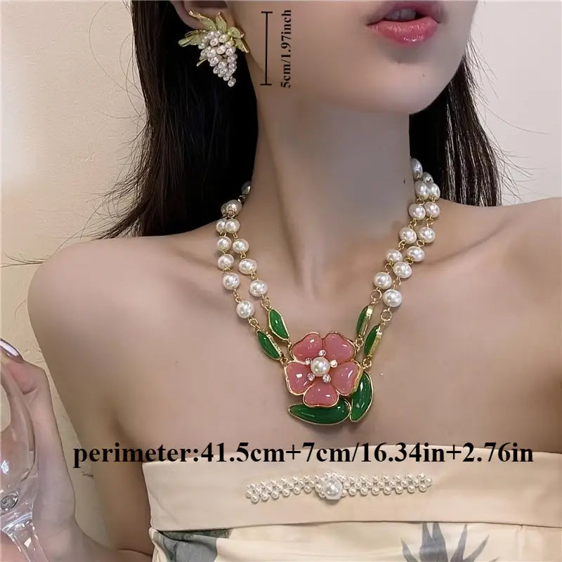 FLORAL GLAZED SET