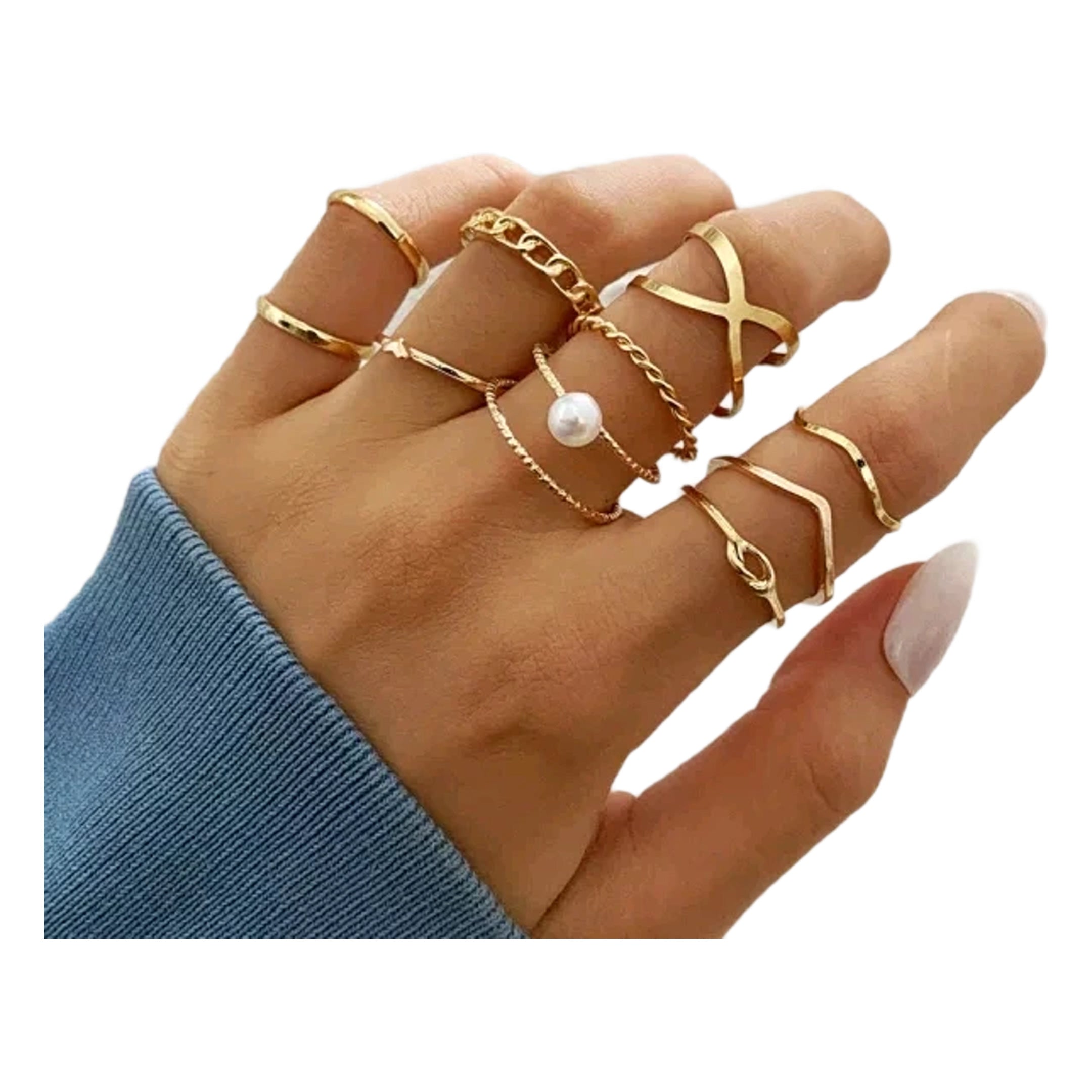 BOHEMIAN RINGS SET STYLE 3