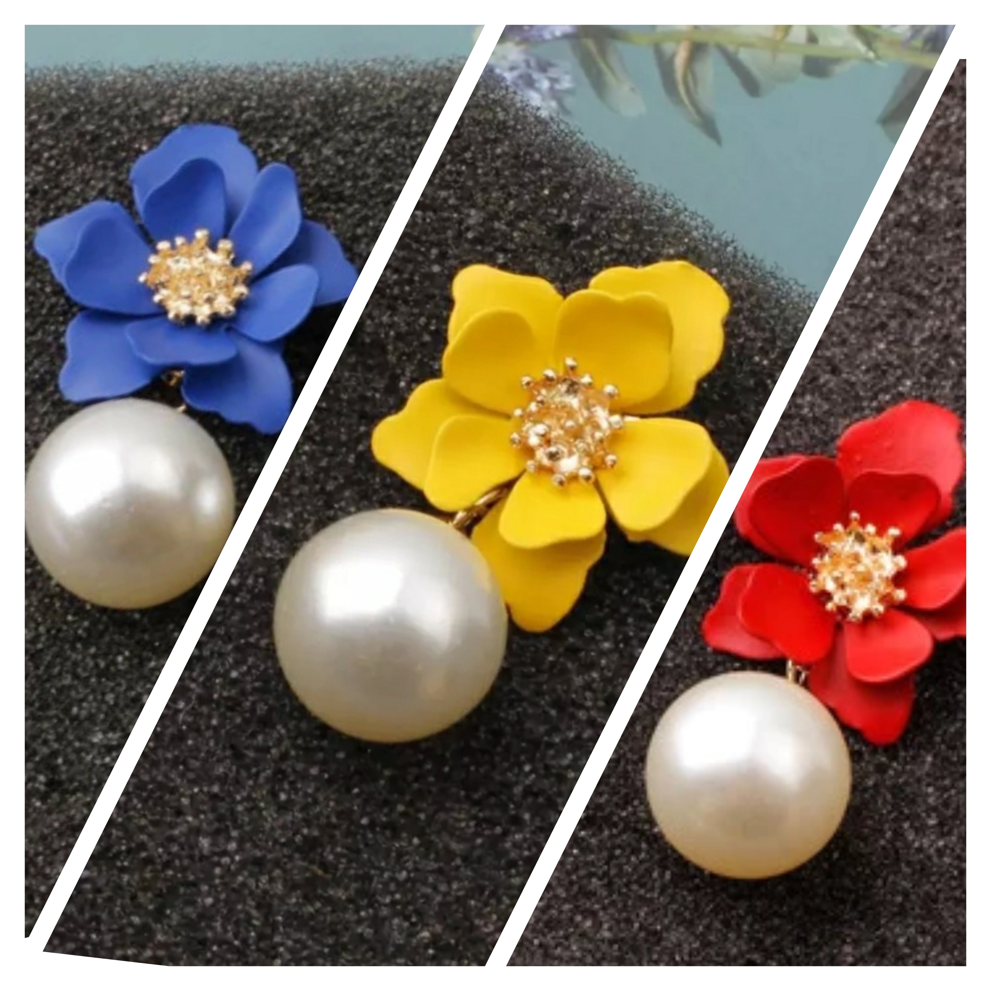 DANGLE FLORAL PEARL