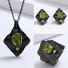 LATITUDINAL GREEN ZIRCON SET