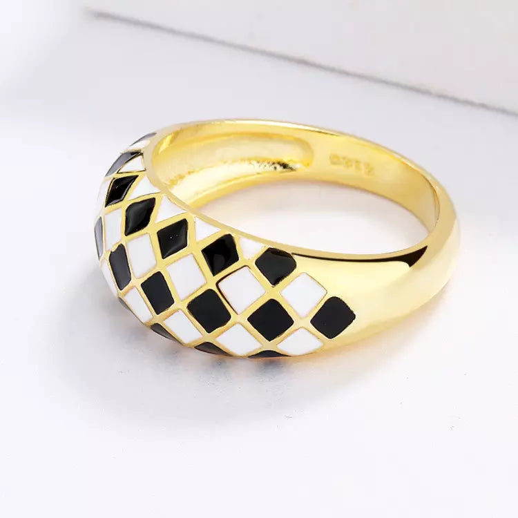 CLASSIC DAMIER RING