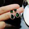 TEAR DROP ZIRCON EARRINGS