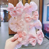 SWEET LACE BOW HAIR CLIPS