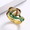 EGYPTIAN REVIVAL SNAKE RING